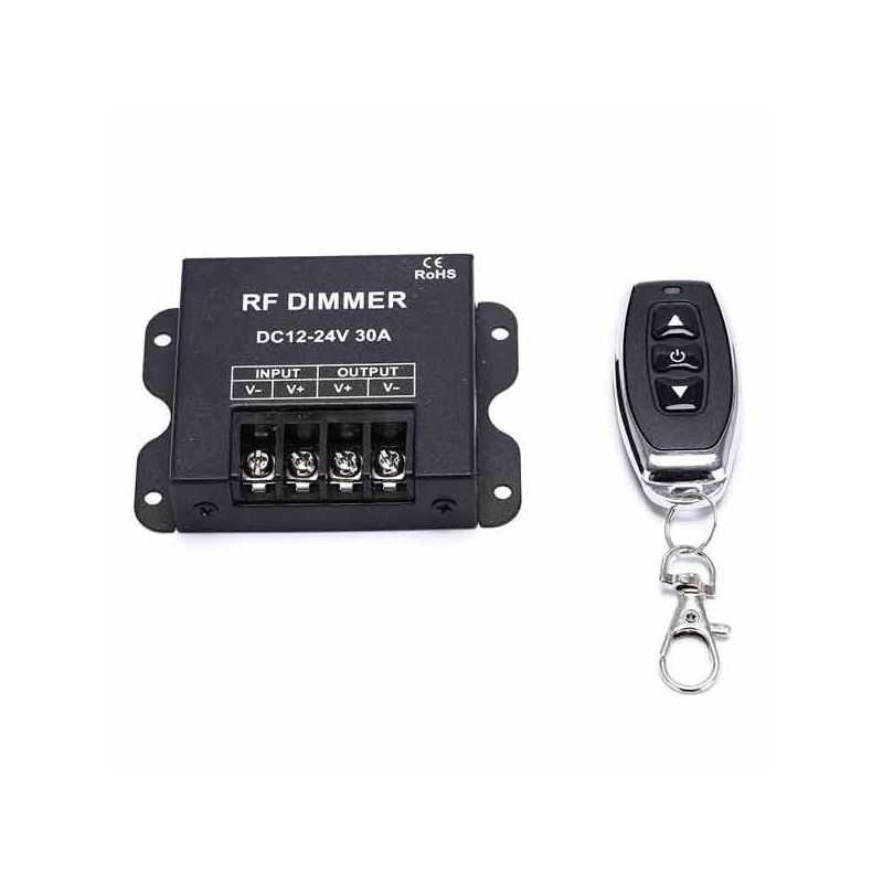 Dimmer- Regulador tira de LED 12-24V con mando hasta 360W