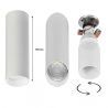 Aplique superficie cilindrico GU10 Blanco