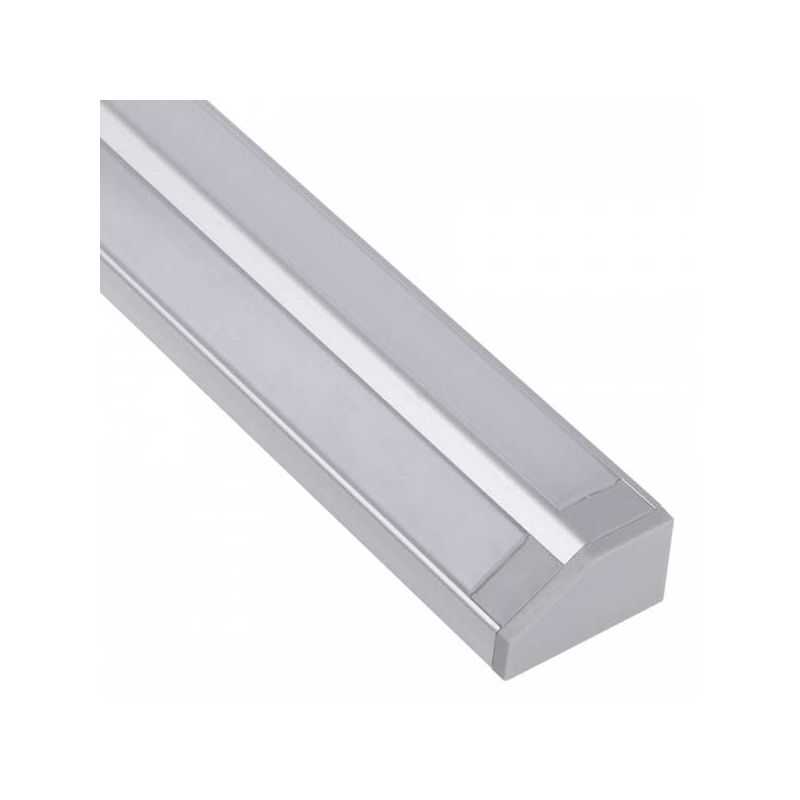 Perfil Aluminio Esquinero Doble 2 Metros Tira LED