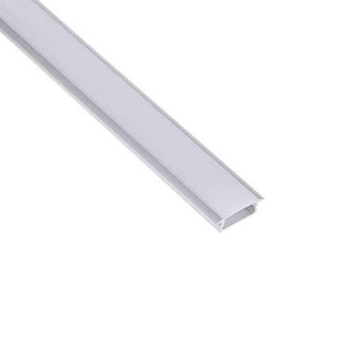 Perfil Aluminio Empotrar XL 2 metros Tira LED