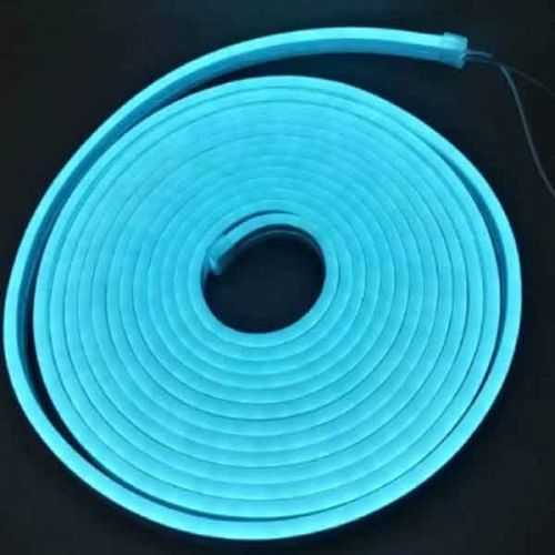 Tira LED Neon Flex 8W/m 12Vdc Azul Hielo IP67 1 metro