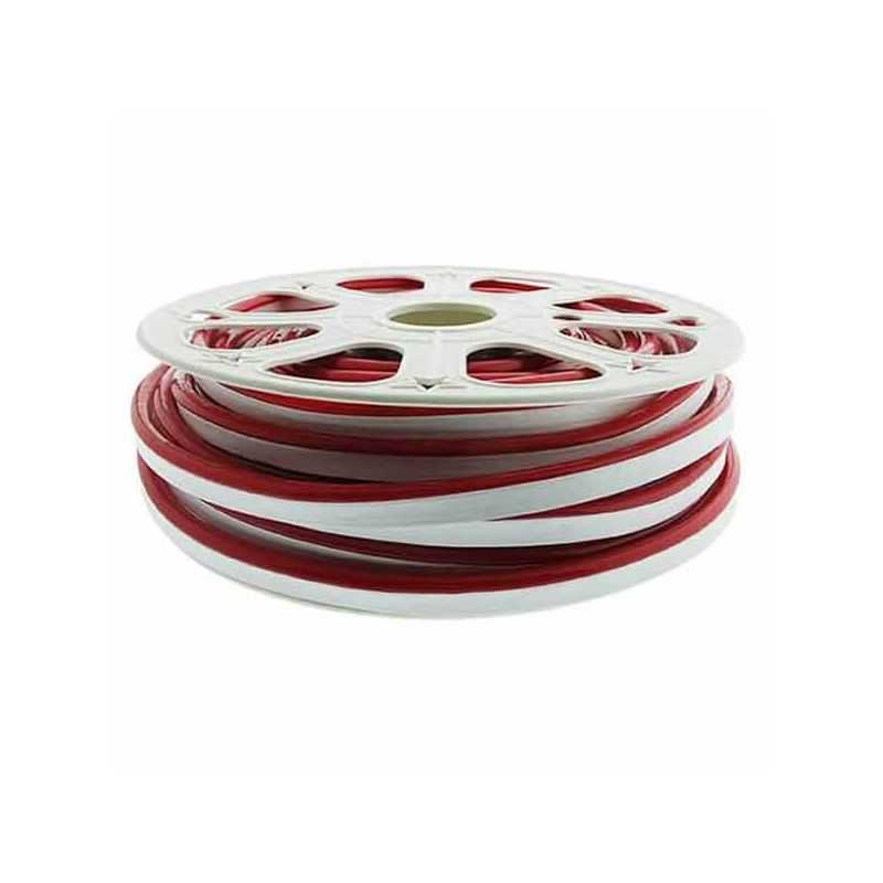 Bobina 30 metros Tira LED Neon Flex 8W/m 12Vdc Rojo IP67
