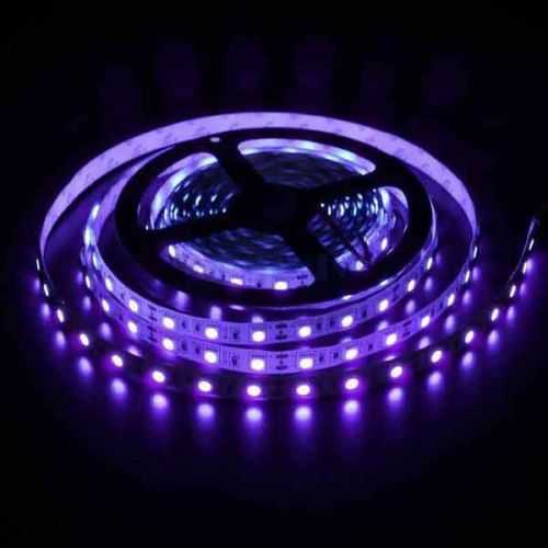 Tira LED 5050 ultravioleta 14,4 W/m 12V IP20 5 metros