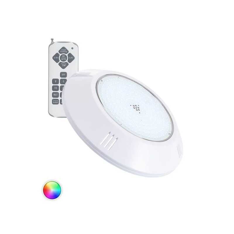 Foco LED piscina superficie RGB con mando