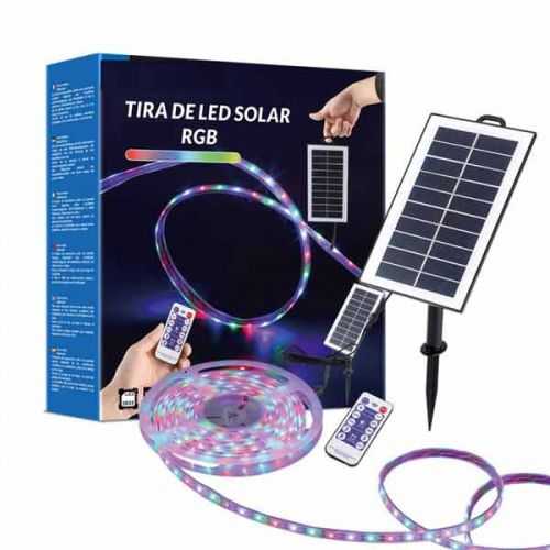 Kit tira LED RGB SOLAR 10 W/m IP67 5 metros