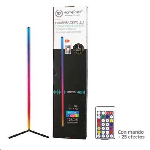 Lampara pie regulable 18w Led RGB+3000ºK