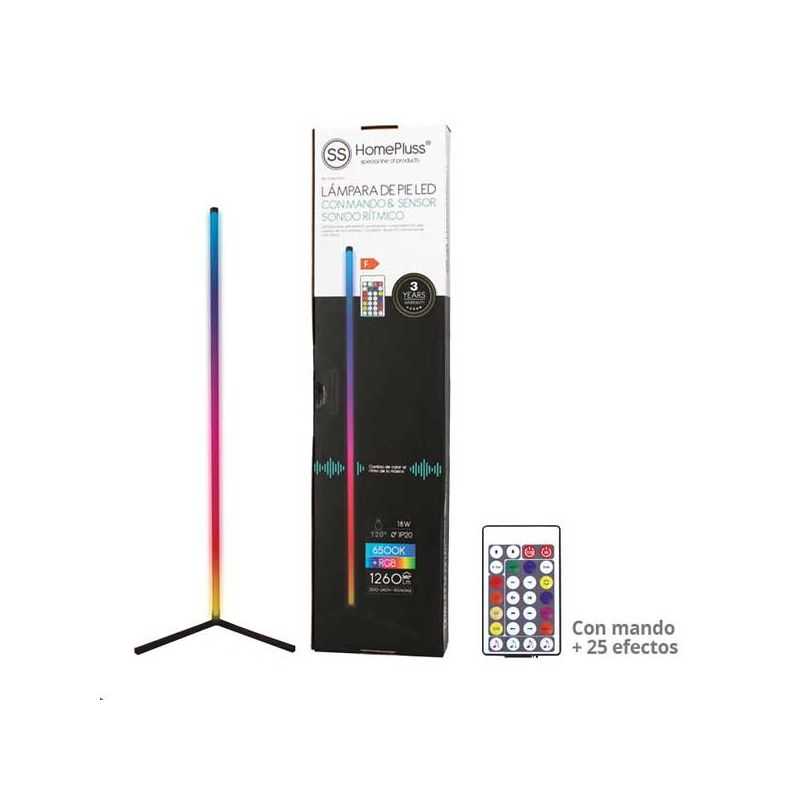 Lampara pie regulable 18w Led RGB+3000ºK