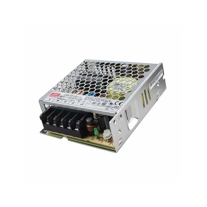 Fuente alimentación 75W 12V Meanwell profesional