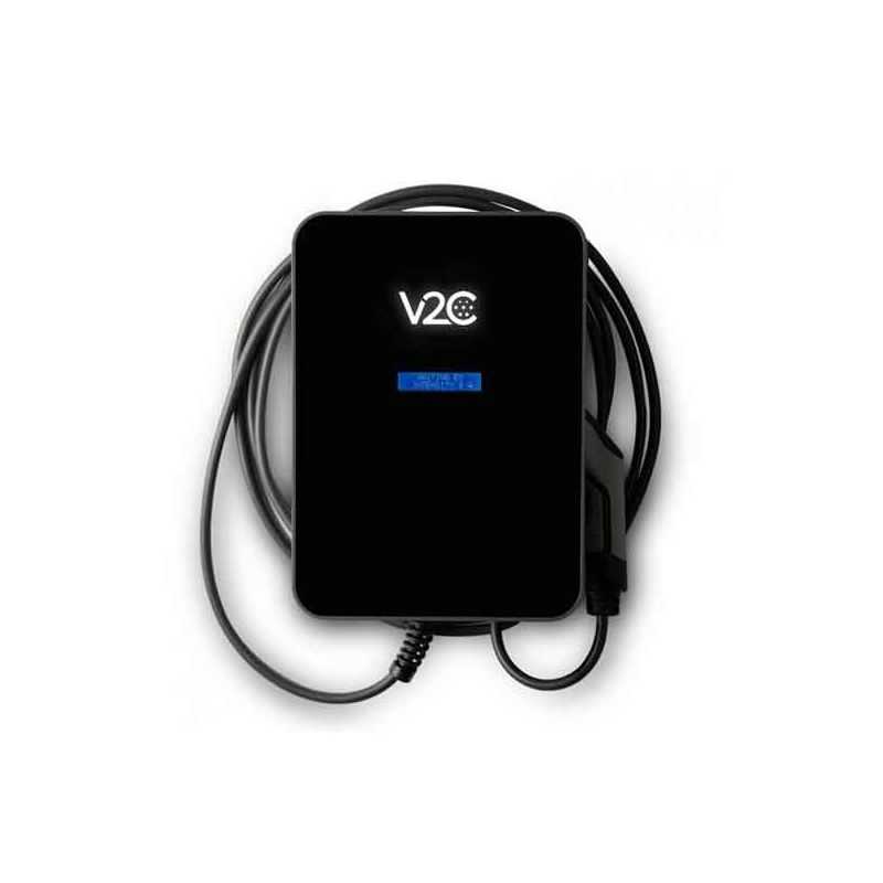 Cargador V2C Trydan monofásico 7,4Kw T2 con protecciones incluidas