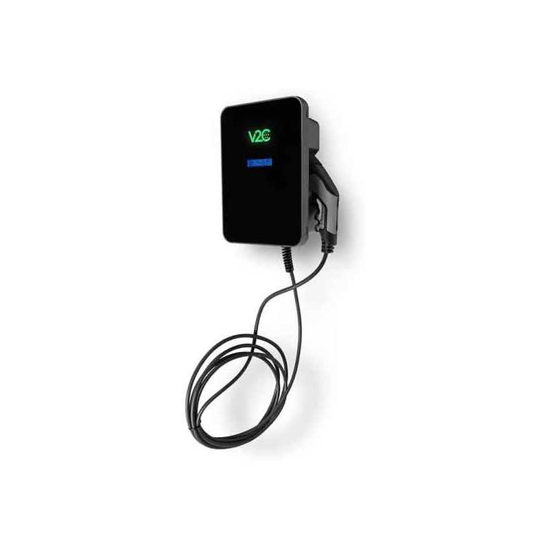 Cargador V2C Trydan monofásico 7,4Kw T2 con protecciones incluidas