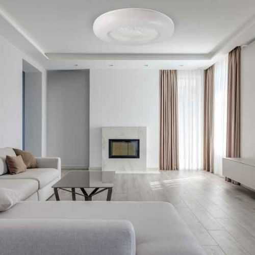Ventilador de techo sin aspas blanco Led 40W