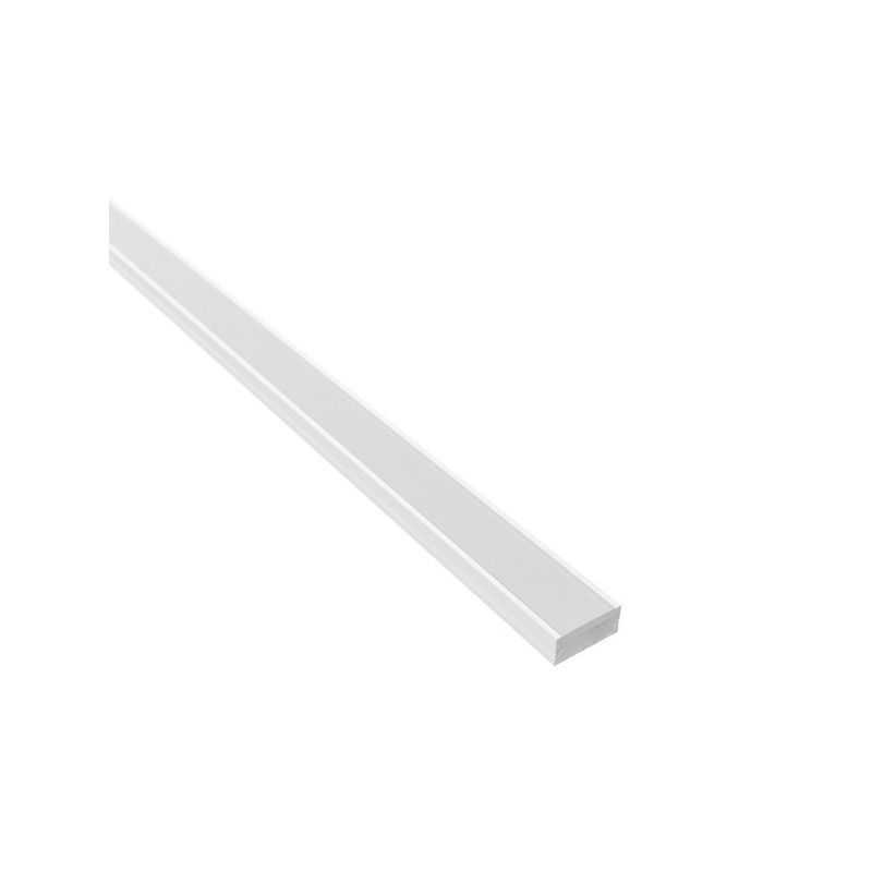 Perfil Blanco Aluminio superficie 2 metros Tira tros Tira LED XL