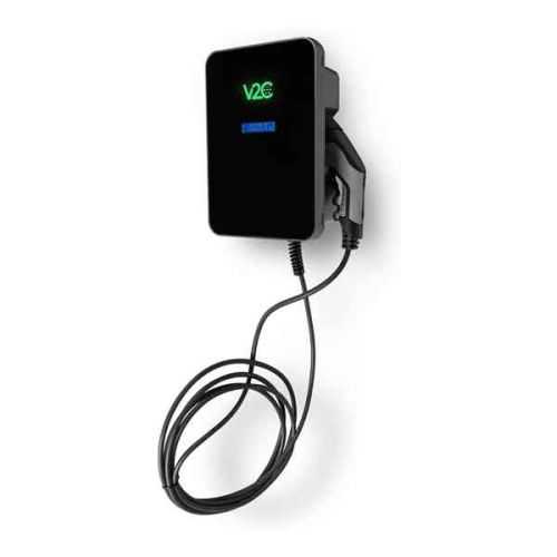 Cargador V2C Trydan monofásico 7,4Kw T2 con protecciones y cable de 10 metros