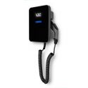 Cargador V2C Trydan monofásico 7,4Kw T2 manguera muelle-espiral