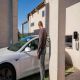 Cargador V2C Trydan monofásico 7,4Kw T2 manguera muelle-espiral y protecciones incluidas