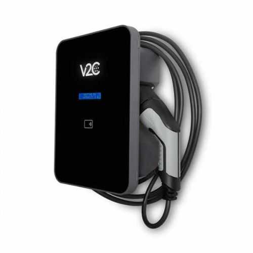 Cargador V2C Trydan PRO monofásico 7,4Kw T2 con protecciones incluidas y Schuko
