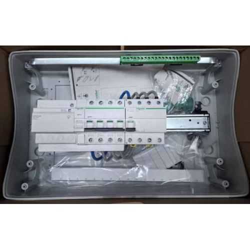 Cuadro protecciones cargador coche trifásico 40A Schneider