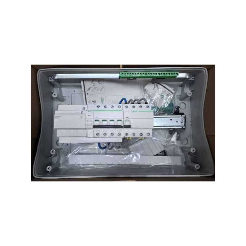 Cuadro protecciones cargador coche trifásico 40A