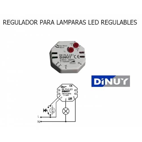 Regulador bombillas de LED Dinuy