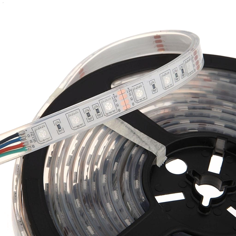 Tira LED 5050 RGB 14,4 W/m 12V IP68 5 metros SUMERGIBLE
