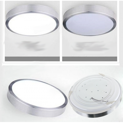 Plafón LED detector movimiento 15W Aluminio