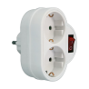 Enchufe doble con Interruptor