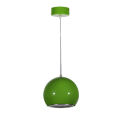 Lámpara colgante LED Esfera-Bola 12W Verde