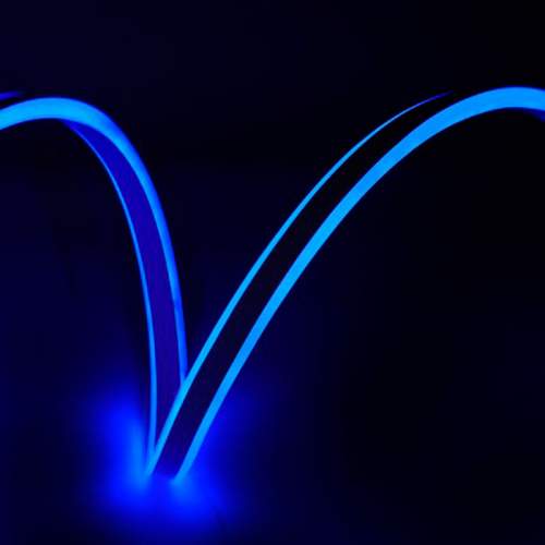 Tira LED Neon Flex Doble 2 caras 12W/m 230V AZUL