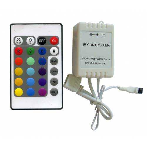 Controlador RGB infrarrojos 24 teclas 72W