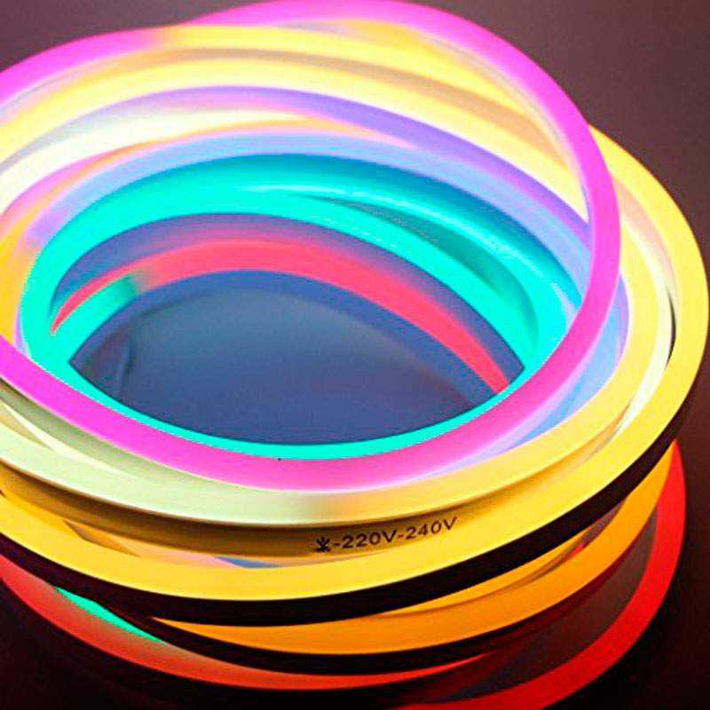 Tira LED Neon Flex 10 W/m 230V RGB