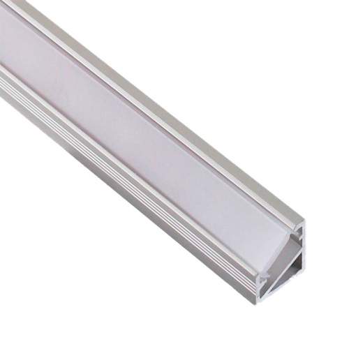Perfil Aluminio Esquinero 1 Metro Tira LED