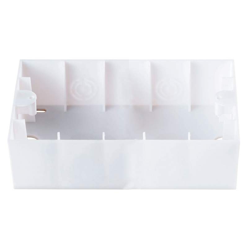 Caja superficie de 2 elementos Blanco Panasonic Karre