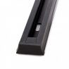 Carril monofásico para focos LED de 1 metro Negro