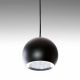 Lámpara colgante LED Esfera-Bola 12W Negra
