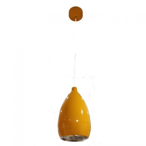 Lámpara colgante LED Pera 12W Naranja