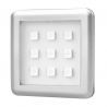 Aplique Led RGB 2W Cuadrado Aluminio para Muebles