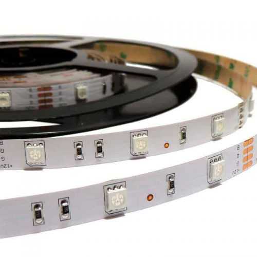 Tira LED SMD 5050 RGB 7,2 W/m 12V IP20 5 metros