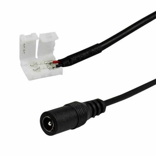 Conector Doble Tiras LED Inicio 10mm Hembra Dc