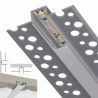 Perfil Aluminio Empotrar Integrado Pladur 2 metros Tira LED