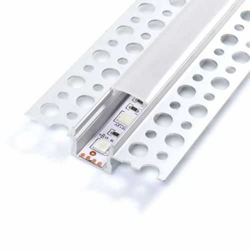 Perfil Aluminio Empotrar Integrado Pladur 2 metros Tira LED