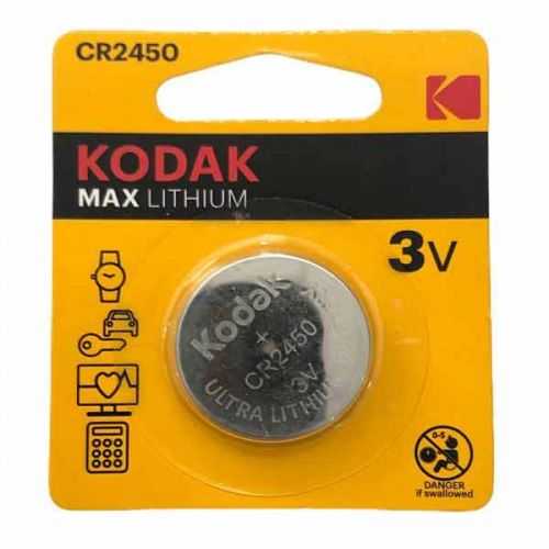Pila botón litio Kodak CR2450 3V